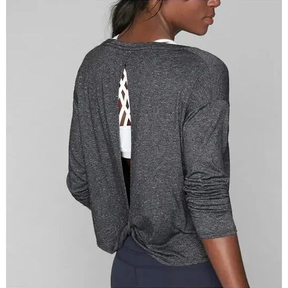 ATHLETA NWT Twist Back Long Sleeve – Large - Picture 1 of 8